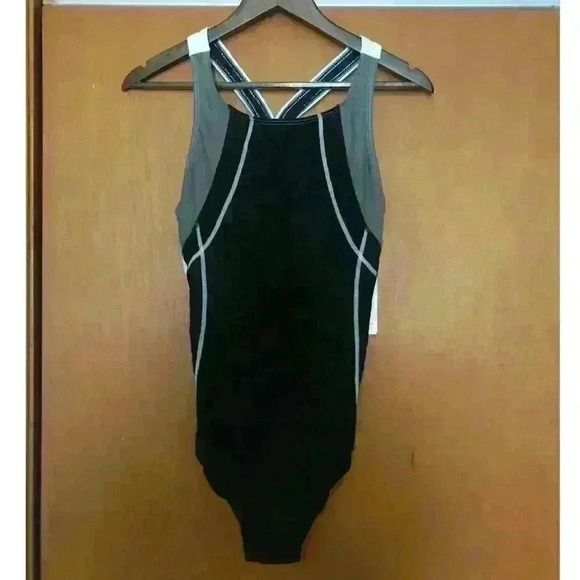 Attraco Athletic One Piece Swimsuit Racerback NWT Size Large - Picture 4 of 11